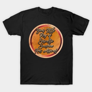 Your Little Ray of Sarcastic Art Drawing T-Shirt